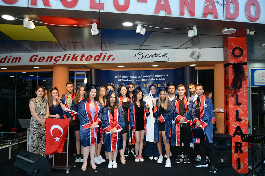Göktürk Final Okulları mezuniyet